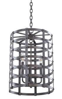 Townsend Three Light Hanging Lantern in Vintage Iron (33|7403VI)