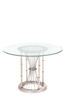 Bal Harbour Dining Table in Pearl Silver (33|800102PS)