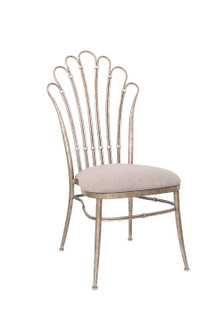 Biscayne Dining Chair in Platinum (33|800201PT)