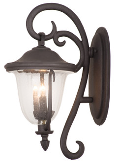 Santa Barbara Outdoor Two Light Outdoor Wall Bracket in Textured Matte Black (33|9001MB)