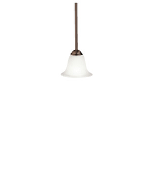 Dover One Light Mini Pendant in Tannery Bronze (12|2771TZ)