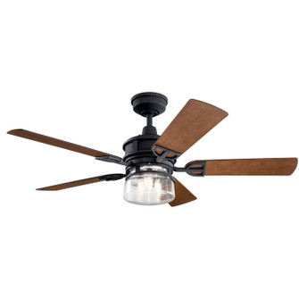 Lyndon 52''Ceiling Fan in Distressed Black (12|310239DBK)