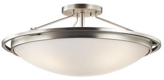 Four Light Semi Flush Mount in Brushed Nickel (12|42025NI)