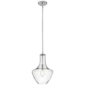 Everly One Light Pendant in Chrome (12|42141CHCLR)
