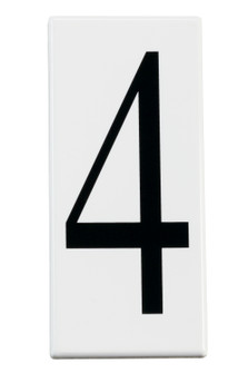 Accessory Number 4 Panel in White Material (Not Painted) (12|4304)