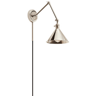 Ellerbeck One Light Wall Sconce in Polished Nickel (12|43115PN)