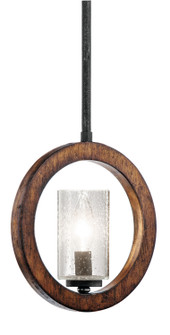 Grand Bank One Light Mini Pendant/Wall in Auburn Stained Finish (12|43189AUB)