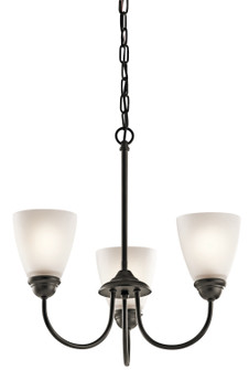 Jolie Three Light Mini Chandelier in Olde Bronze (12|43637OZ)