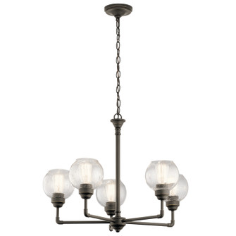 Niles Five Light Chandelier in Olde Bronze (12|43993OZ)