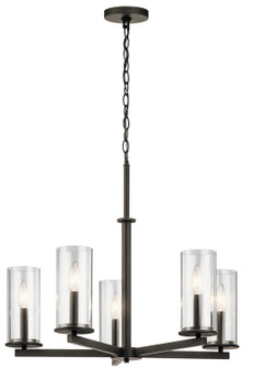 Crosby Five Light Chandelier in Olde Bronze (12|43999OZ)