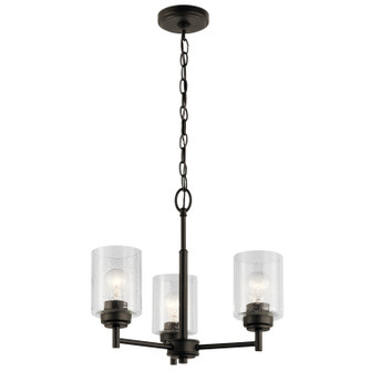 Winslow Three Light Mini Chandelier in Olde Bronze (12|44029OZ)