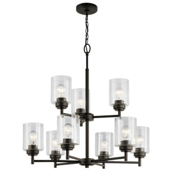 Winslow Nine Light Chandelier in Olde Bronze (12|44031OZ)