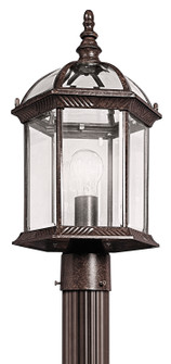 Barrie One Light Outdoor Post Mount in Tannery Bronze (12|49187TZ)