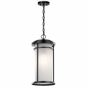 Toman One Light Outdoor Pendant in Black (12|49689BK)