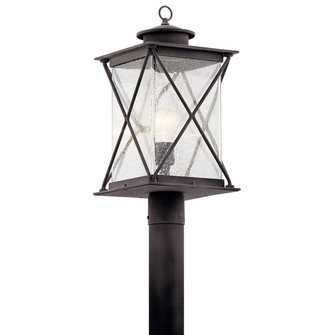 Argyle LED Outdoor Post Mount in Weathered Zinc (12|49746WZCL18)