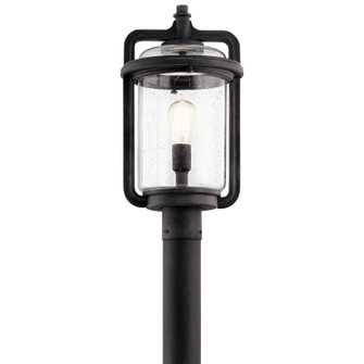 Andover One Light Outdoor Post Mount in Weathered Zinc (12|49869WZC)