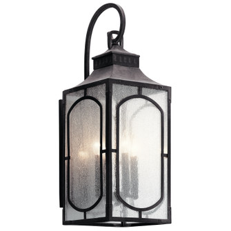 Bay Village Four Light Outdoor Wall Mount in Weathered Zinc (12|49932WZC)