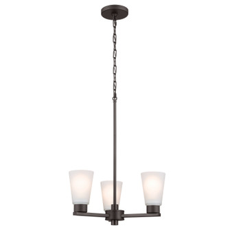 Stamos Three Light Chandelier in Olde Bronze (12|52435OZ)