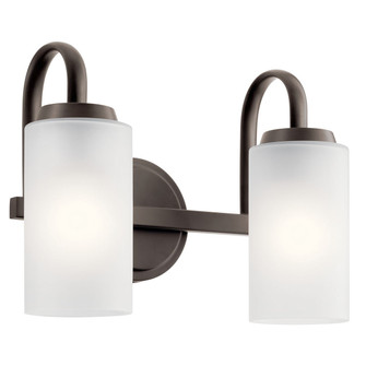 Kennewick Two Light Bath in Olde Bronze (12|55086OZ)