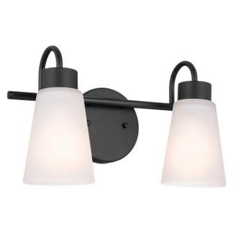 Erma Two Light Bath in Black (12|55125BK)