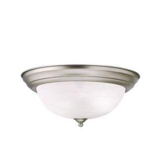 Two Light Flush Mount in Brushed Nickel (12|8109NI)