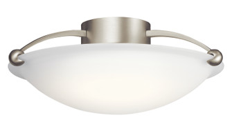 Three Light Semi Flush Mount in Brushed Nickel (12|8406NI)