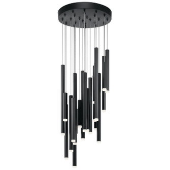 Soho LED Pendant in Black (12|84116)