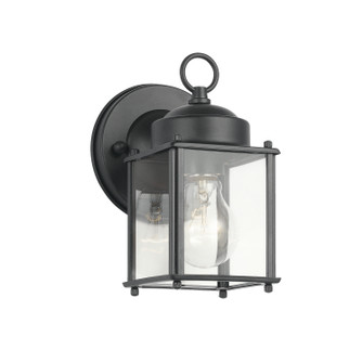 One Light Outdoor Wall Mount in Black (12|9611BK)