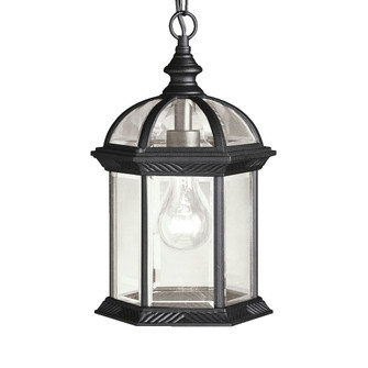 Barrie One Light Outdoor Pendant in Black (12|9835BK)