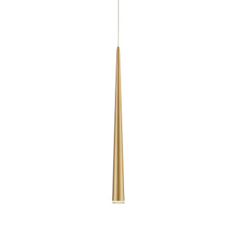 Mina LED Pendant in Brushed Gold (347|401216BG-LED)