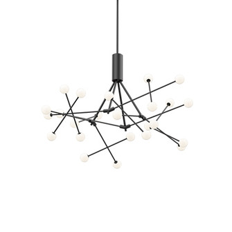 Moto LED Chandelier in Black (347|CH97139-BK)