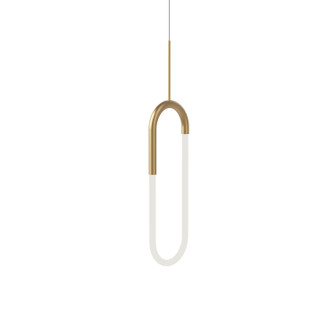Huron LED Pendant in Brushed Gold (347|PD95108-BG)