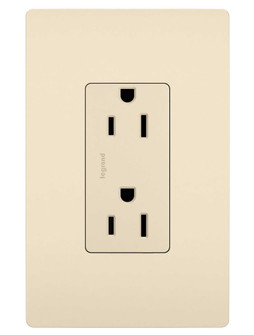 radiant Tamper-Resistant Outlet in Light Almond (246|885TRLA)