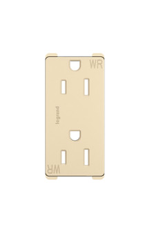 radiant Outdoor Duplex Outlet in Light Almond (246|885TRWRLA)