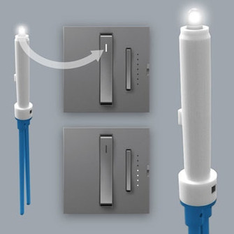 adorne Locator Status Light in Clear (246|AALSL6)