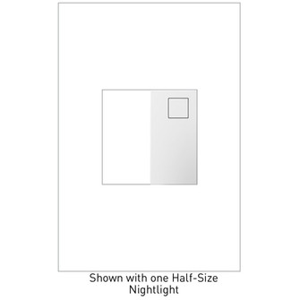 adorne Night Light, Half-Size in White (246|AANLM14)
