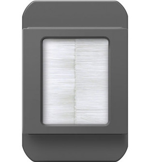 adorne In-Wall Cable Access Port in Magnesium (246|ACBRSTPM1)