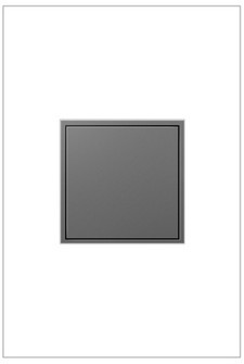 adorne 15A One-Gang Pop-Out Outlet in Magnesium (246|ARPTR151GM2)
