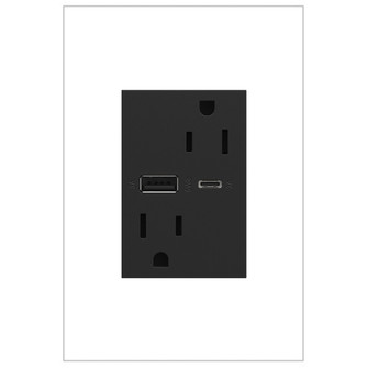 Adorne Tamper-Resistant Ultra-Fast USB Type-A/C Outlet in Graphite (246|ARTRUSB156ACG4)