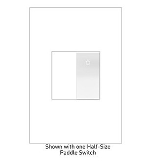 Adorne Paddle Switch, Half-Size with Microban in White (246|ASPD1531W4)