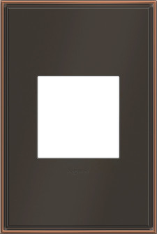 adorne One-Gang Screwless Wall Plate in Oil Rubbed Bronze (246|AWC1G2OB4)