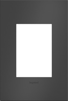 adorne One-Gang-Plus Screwless Wall Plate in Satin Black (246|AWC1G3SBL4)