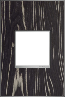 adorne One-Gang Screwless Wall Plate in Macassar (246|AWM1G2MA4)