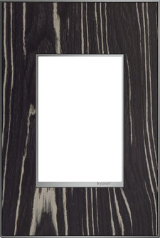 adorne One-Gang-Plus Screwless Wall Plate in Macassar (246|AWM1G3MA4)