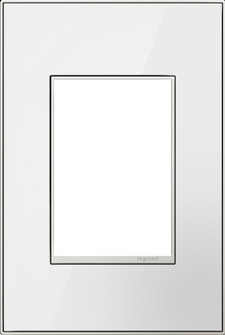 adorne One-Gang+ Screwless Wall Plate in Mirror White (246|AWM1G3MWW4)