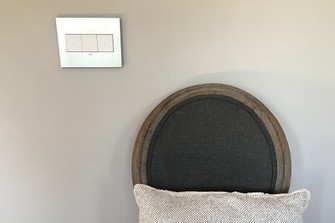 Adorne Gang Wall Plate in Brushed Stainless (246|AWM3GMS4)