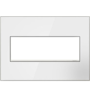 Adorne Gang Wall Plate in White (246|AWM3GMW4)