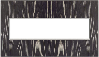 adorne Four-Gang Screwless Wall Plate in Macassar (246|AWM4GMA4)