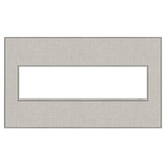 Adorne Four-Gang Screwless Wall Plate in Linen (246|AWM4GTL4)
