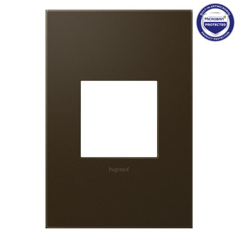 adorne One-Gang Screwless Wall Plate with Microban in Bronze (246|AWP1G2BR6)